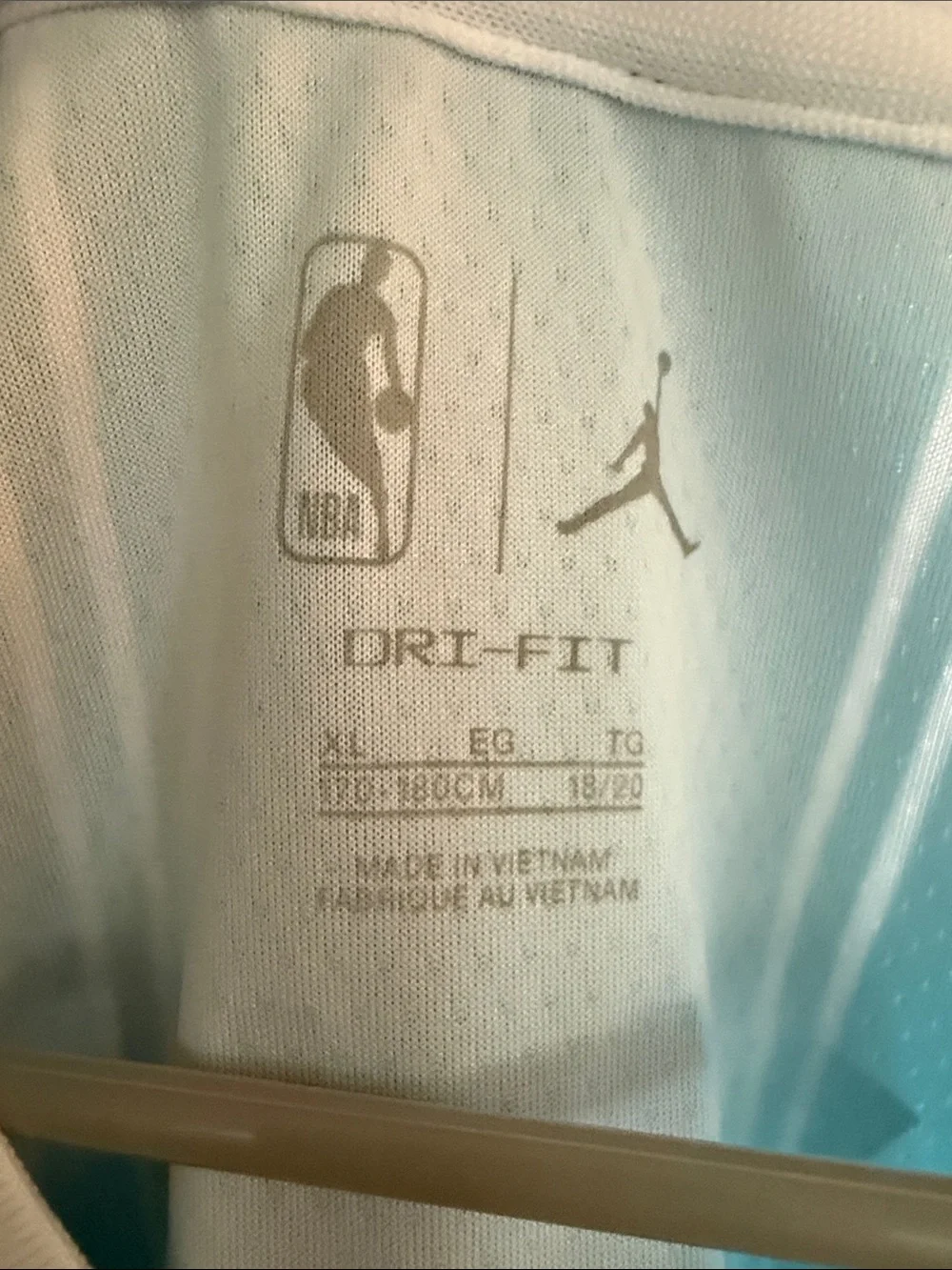 Jordan Teal Hornets #1 Basketball Jersey